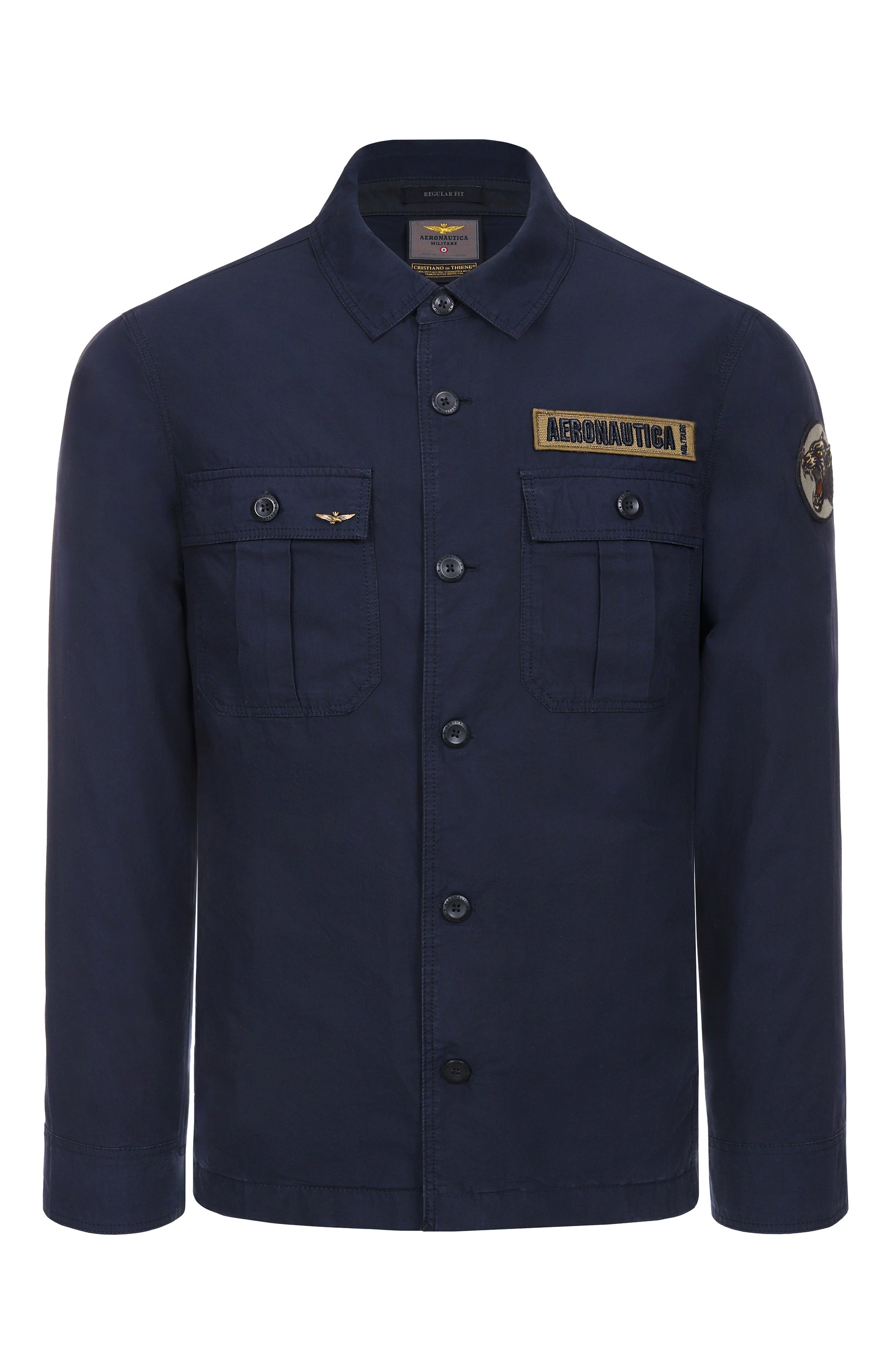 Хлопковая куртка-рубашка AERONAUTICA MILITARE, арт. 251AC032CT3505, фото 1
