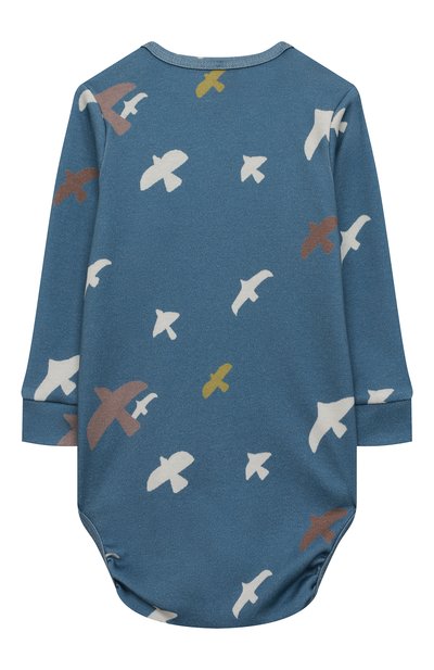 Хлопковое боди TONY TOTS синего цвета по цене 2790 руб., арт. B001MF, фото 2 Хлопковое боди TONY TOTS, арт. B001MF, фото 2