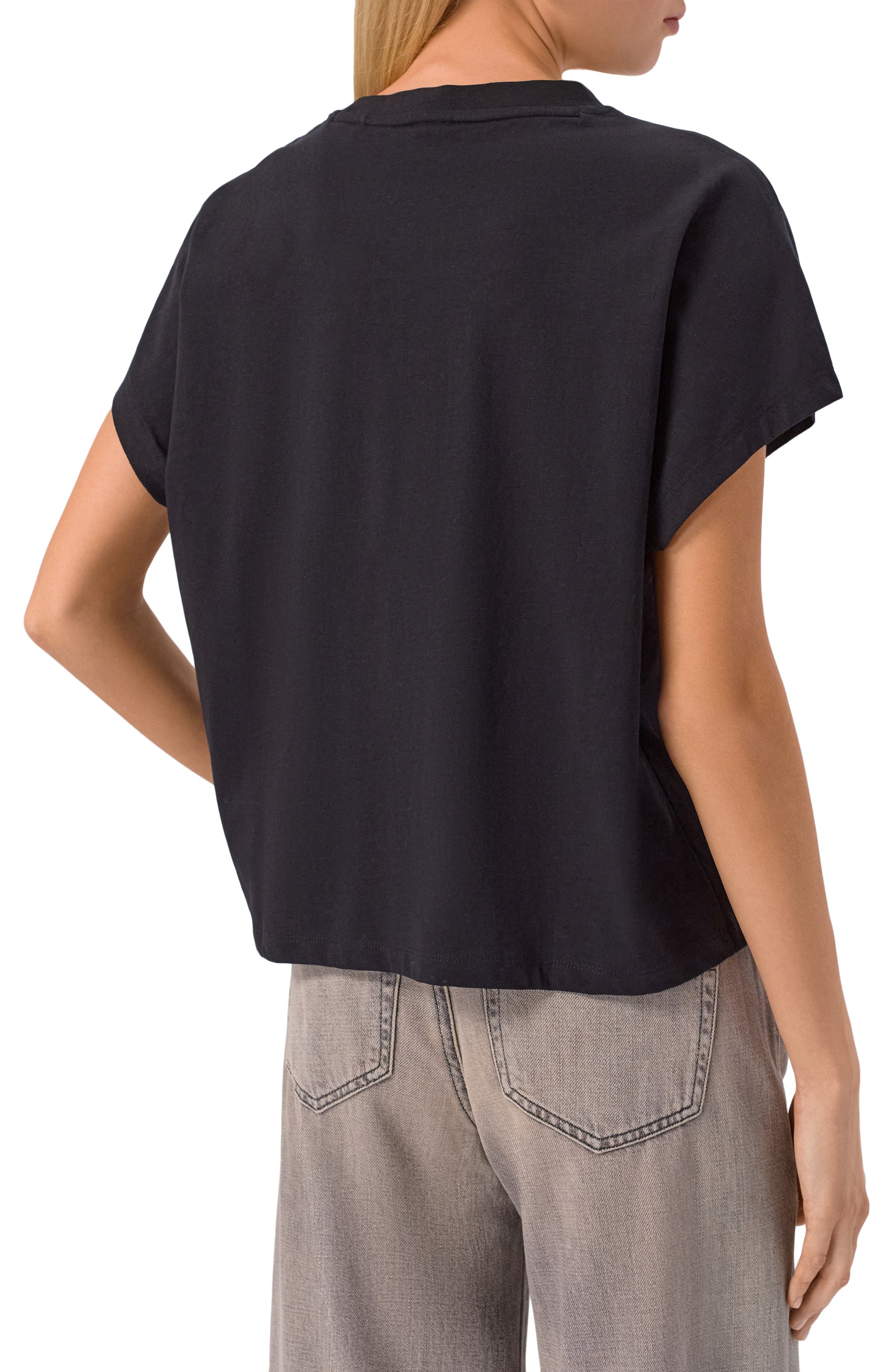 Хлопковая футболка BOSS ORANGE, арт. 50547797, фото 4