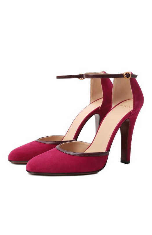 Замшевые туфли Hi Dolly Valentino 7W2S0MI2/CBF Розовый 7W2S0MI2/CBF