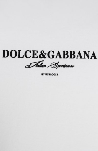 Хлопковая футболка DOLCE & GABBANA, арт. L4JTHU/G7P1Y_001, фото 3