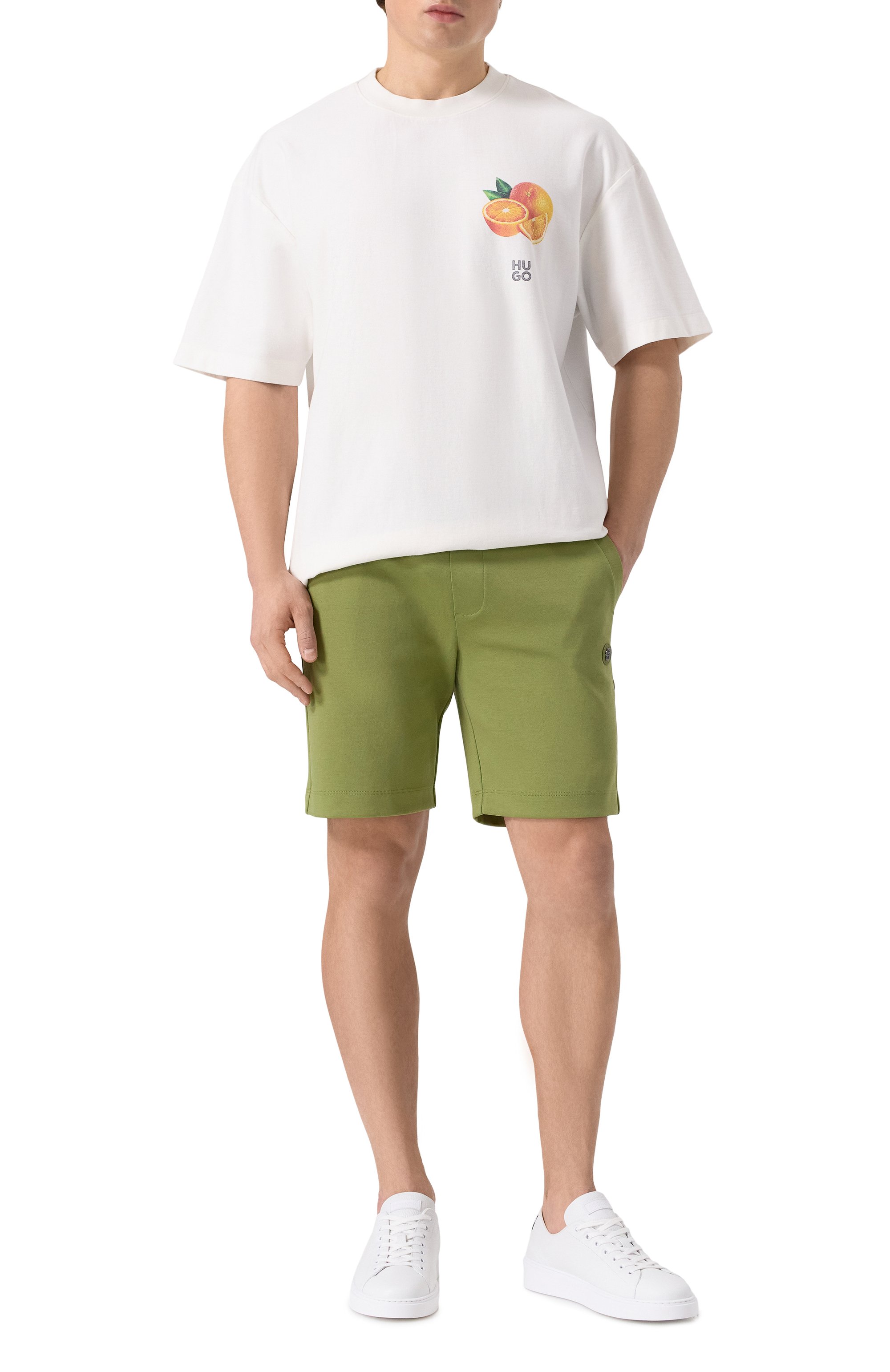 Хлопковые шорты BOSS, арт. 50537277, фото 2