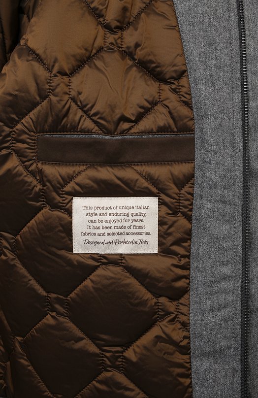 Утепленный бомбер Waterville Серый, фото 6