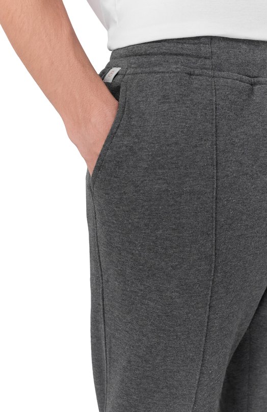 Брюки из хлопка и кашемира Capobianco 19M707.LB00. Серый  19M707.LB00. Фото 5