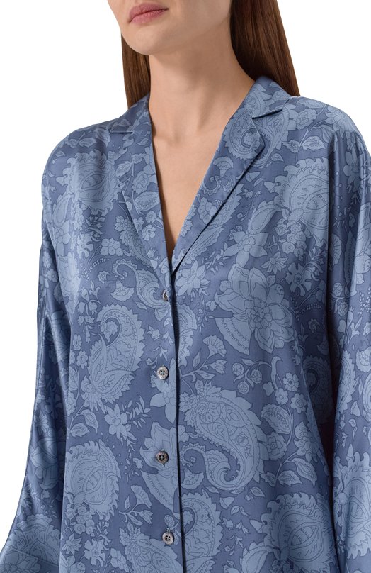 Шелковая рубашка Zimmerli 6100-15003 Синий  6100-15003 Фото 5