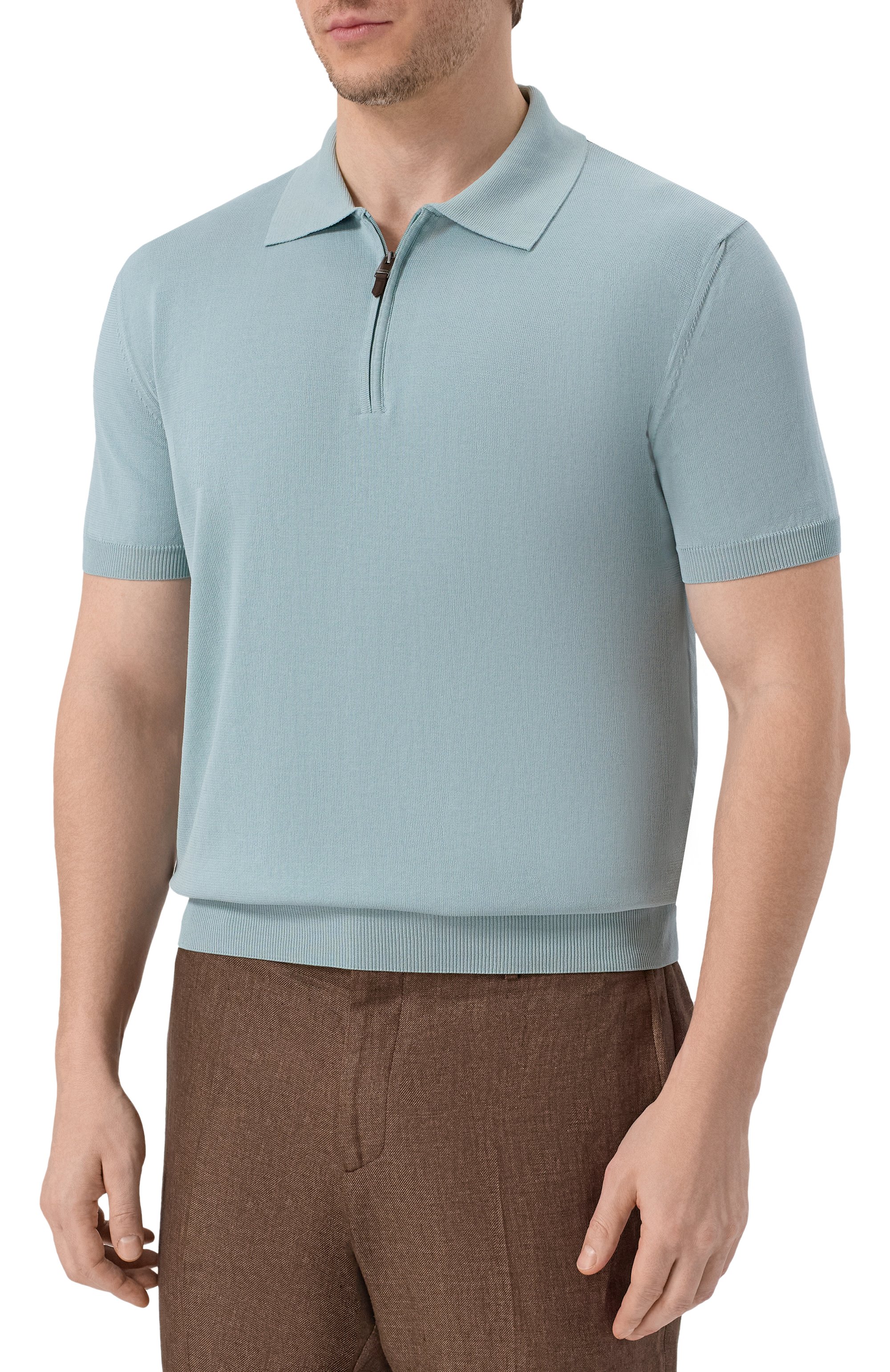 Хлопковое поло CANALI, арт. C0454/MK02459, фото 3