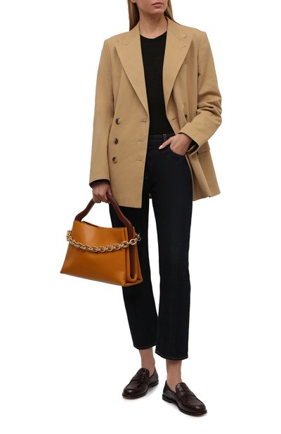 Кожаные пенни-лоферы LOEWE коричневого цвета по цене 78600 руб., арт. 453.29.237, фото 2 Кожаные пенни-лоферы LOEWE, арт. 453.29.237, фото 2