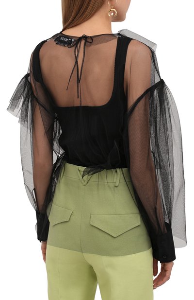 Блузка MSGM, арт. 3141MDM19 217626, фото 4