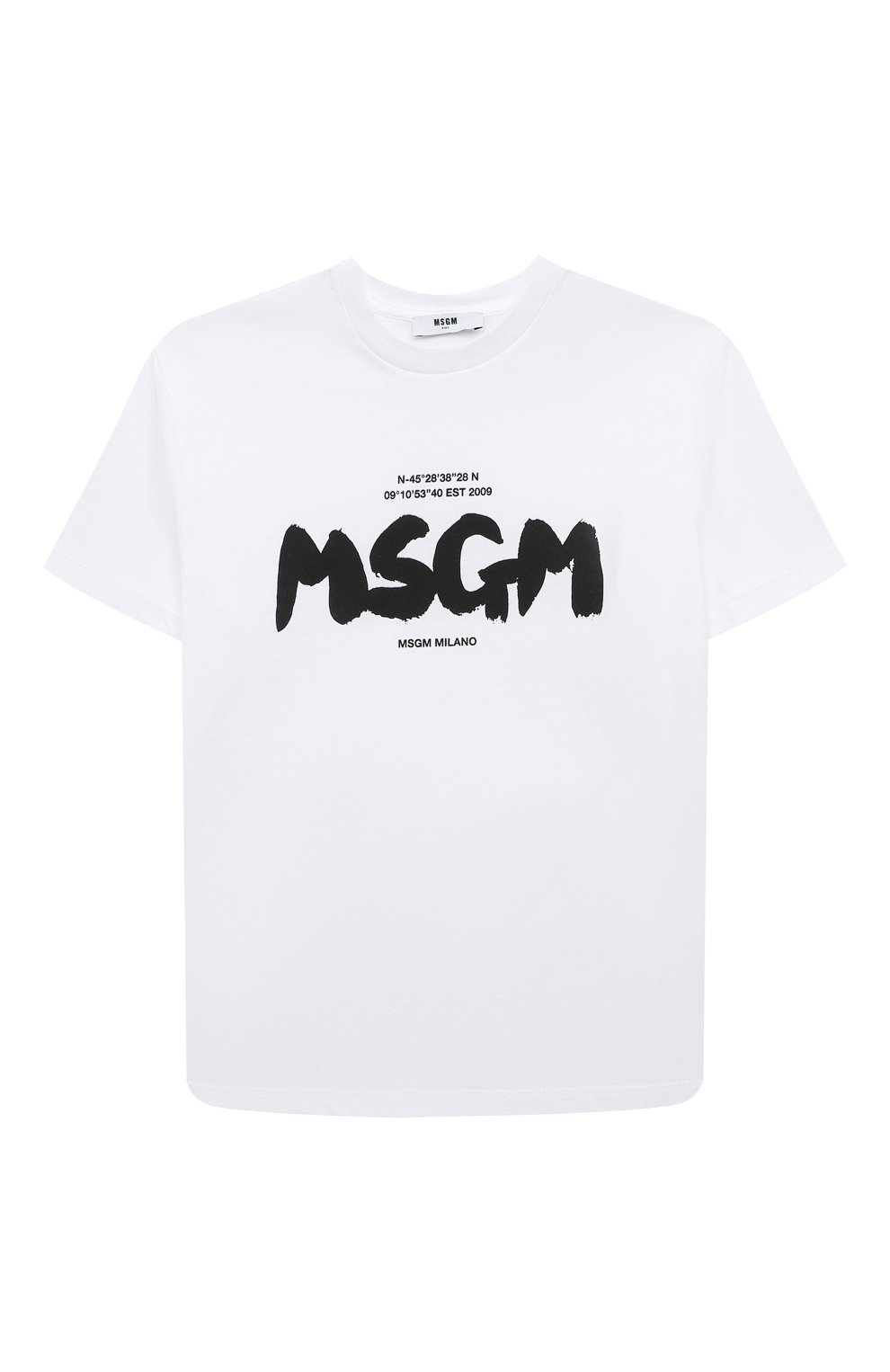 Хлопковая футболка MSGM KIDS, арт. F3MSJBTH200, фото 1