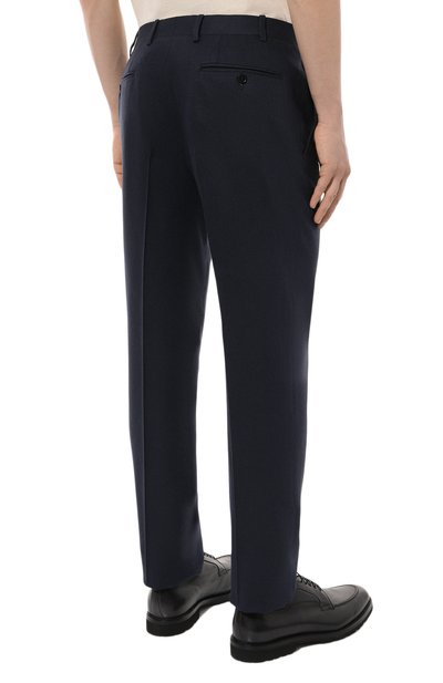 Шерстяные брюки CANALI темно-синего цвета по цене 51500 руб., арт. 71019/AN04763, фото 4 Шерстяные брюки CANALI, арт. 71019/AN04763, фото 4