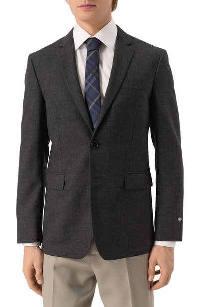 Шерстяной пиджак BURBERRY, арт. 8104945, фото 5