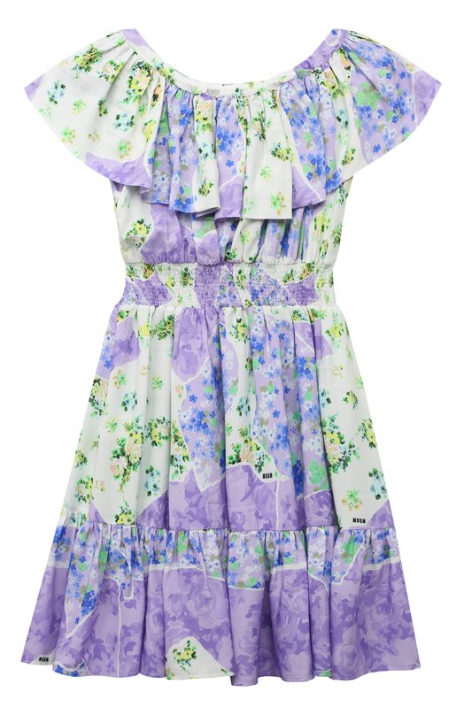 

Платье из вискозы MSGM kids, Разноцветный