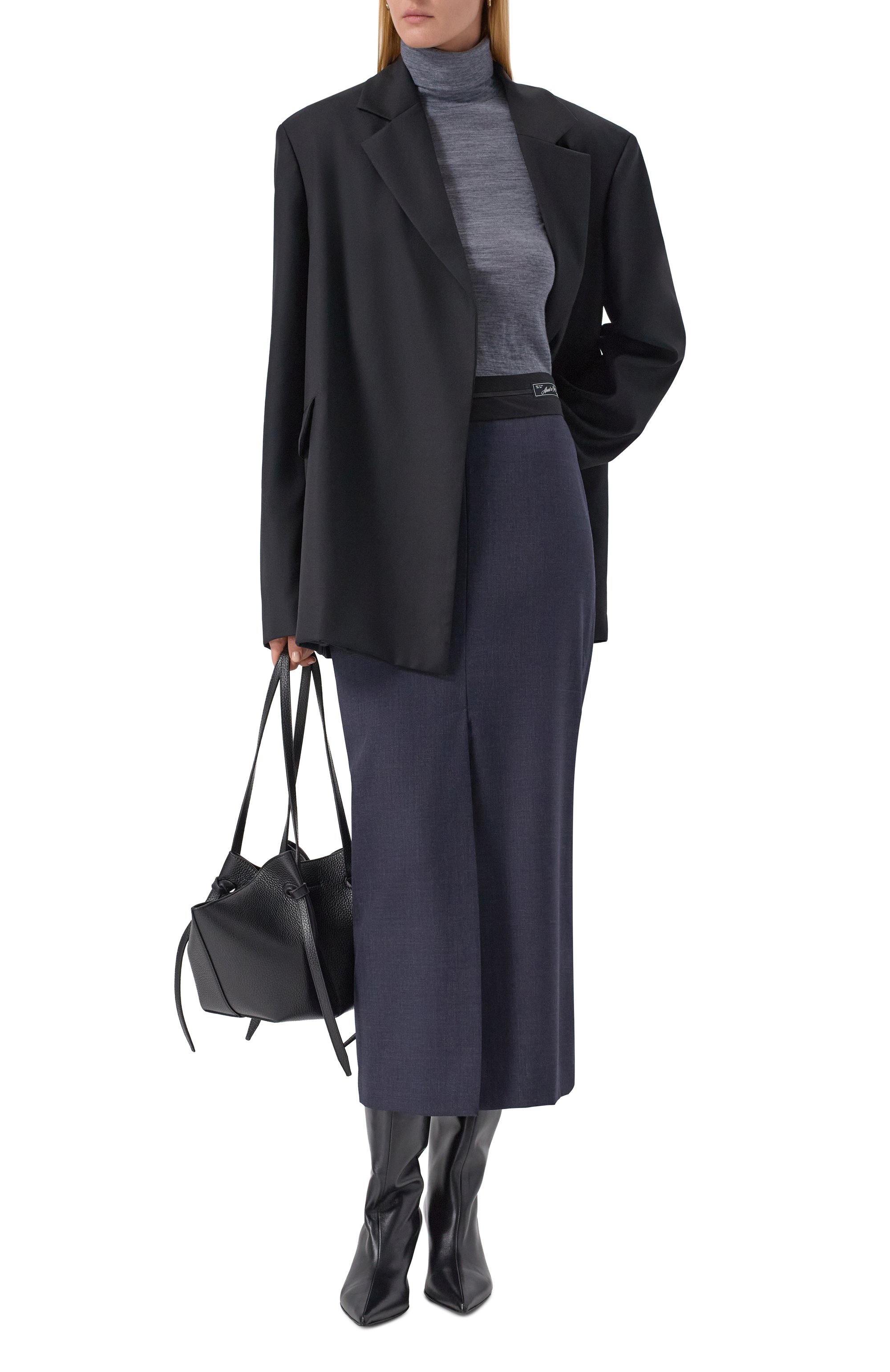 Шерстяная юбка ERIKA CAVALLINI, арт. P5WZ18, фото 2