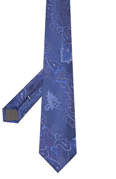Шелковый галстук CANALI синего цвета по цене 9525 руб., арт. 18/HJ02417, фото 2 Шелковый галстук CANALI, арт. 18/HJ02417, фото 2
