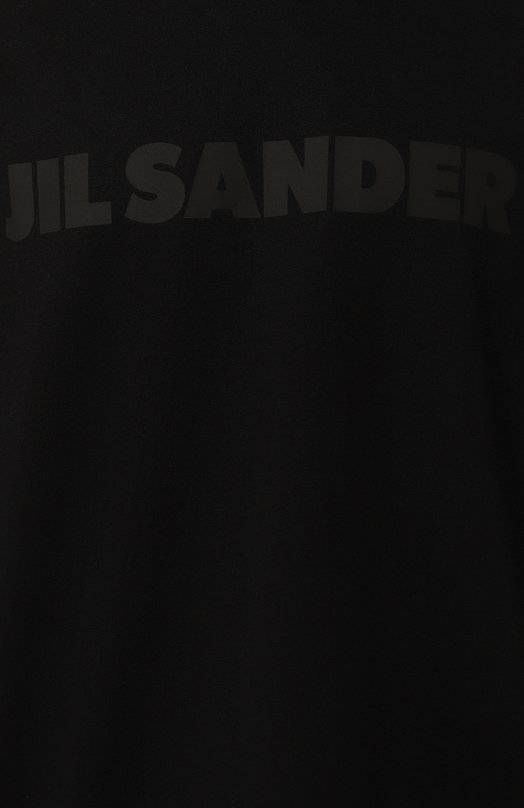 Хлопковая футболка Jil Sander J21GC0168/J20243 Чёрный  J21GC0168/J20243 Фото 5
