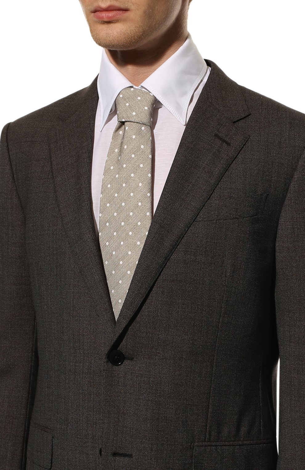 Галстук из шелка и хлопка VAN LAACK, арт. LUIS-EL/K04224, фото 2