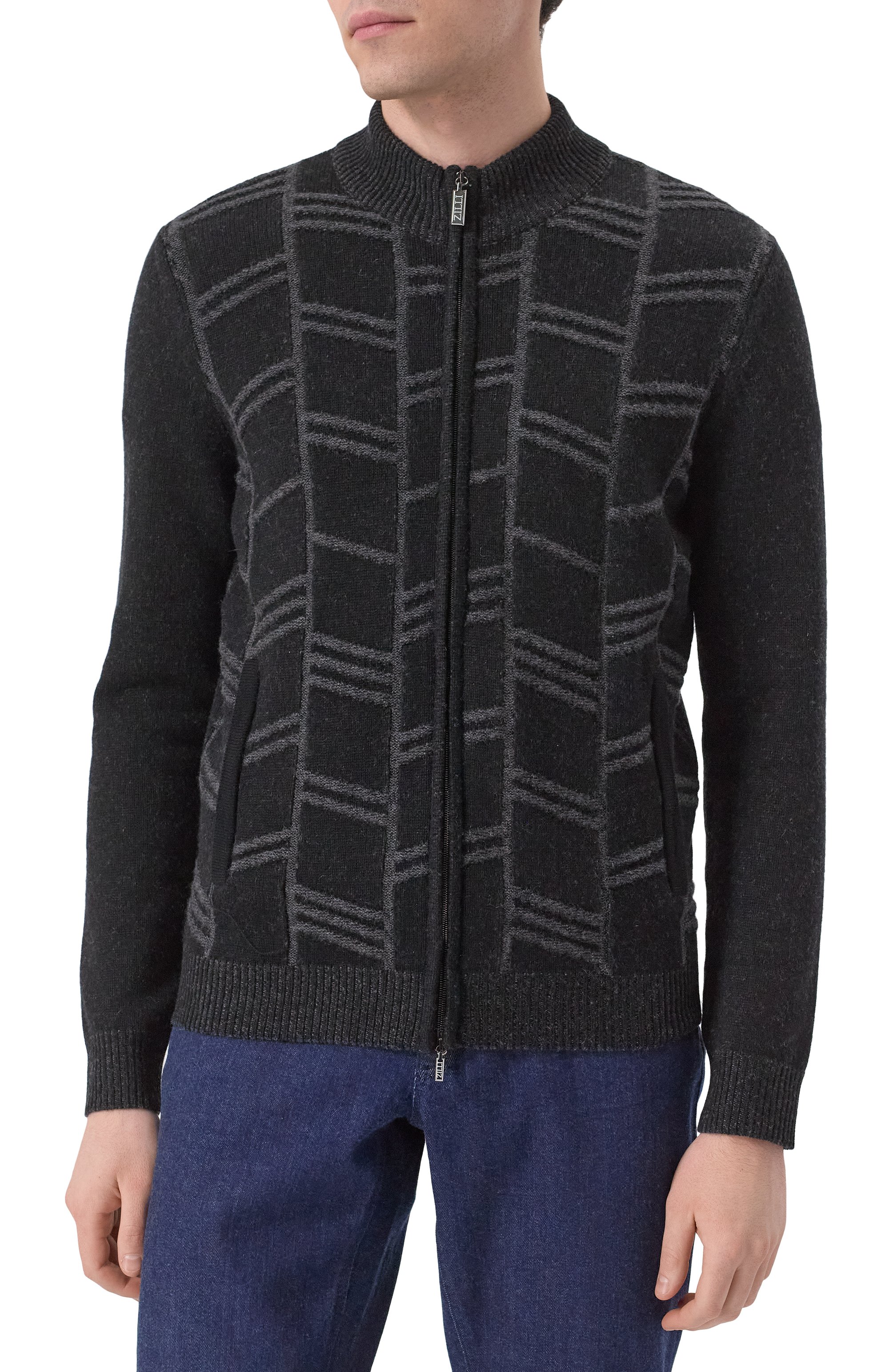 Кардиган из кашемира и шерсти ZILLI, арт. KZMC01M0280VTIL00, фото 3