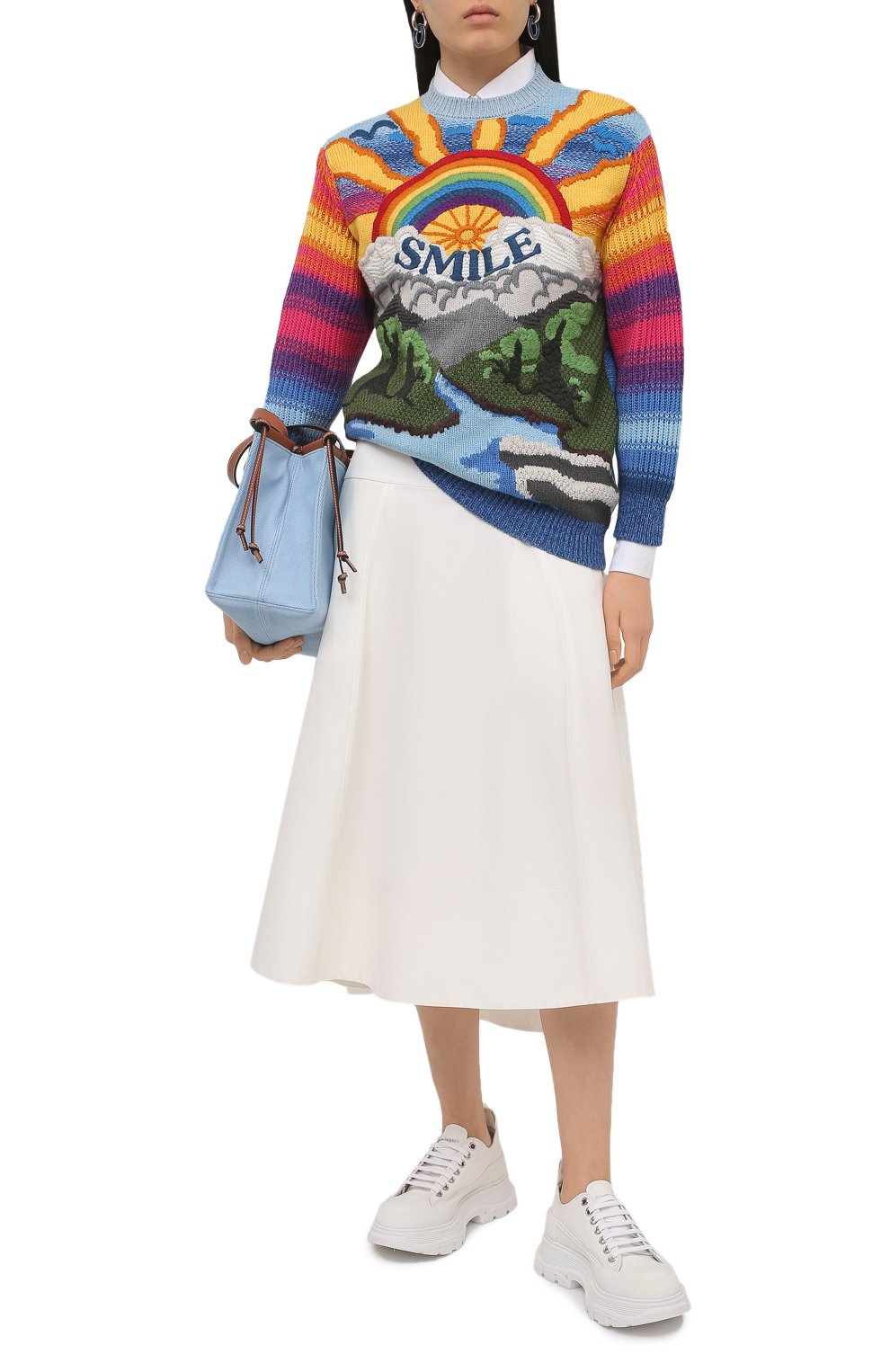 Свитер из шерсти и хлопка STELLA MCCARTNEY, арт. 602887/S2238, фото 2