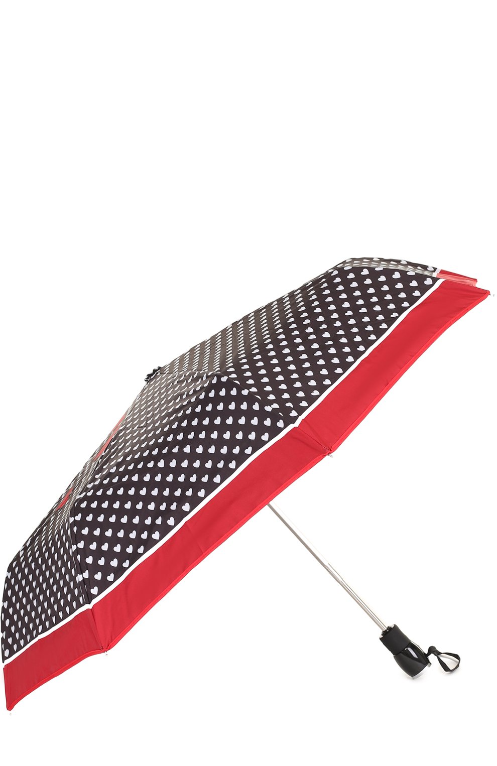 Складной зонт с принтом MOSCHINO черного цвета по цене 12550 руб., арт. 7051-0PENCL0SE, фото 2 Складной зонт с принтом MOSCHINO, арт. 7051-0PENCL0SE, фото 2