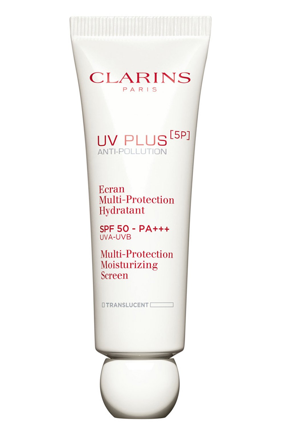 Увлажняющий защитный флюид-экран для лица spf 50, оттенок translucent (50ml) CLARINS, арт. 80071266, фото 1
