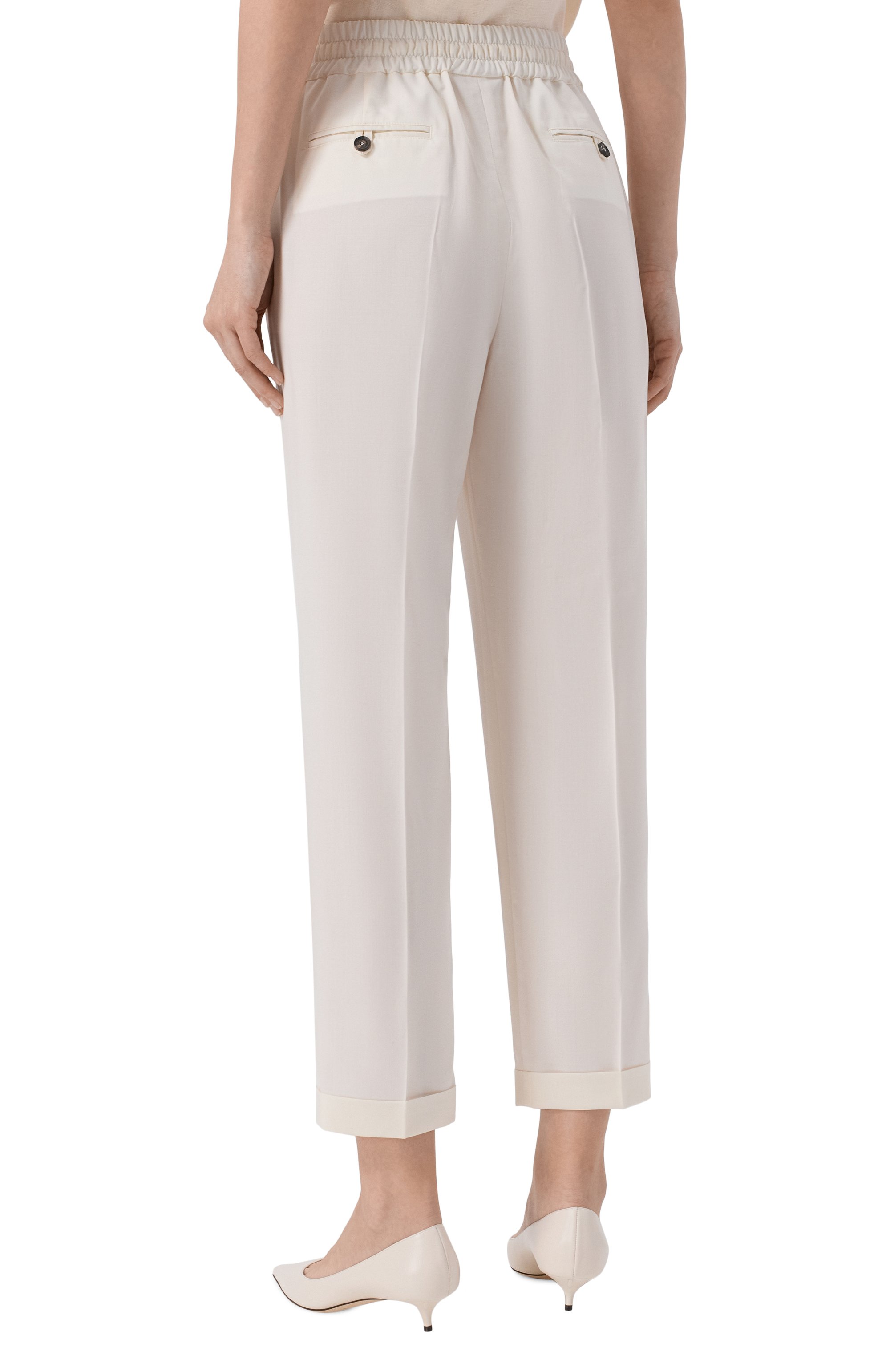 Шерстяные брюки KITON, арт. D37102K01024, фото 4