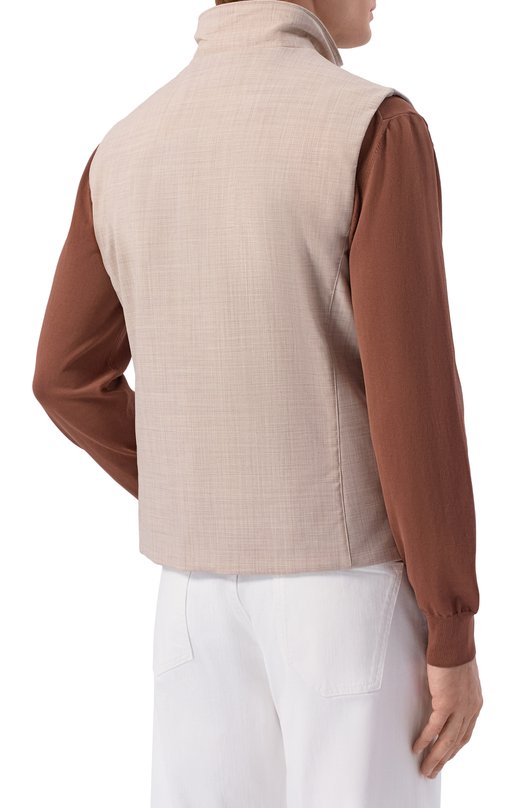 Шерстяной жилет Senio-BT Moorer SENI0/BT Бежевый  SENI0/BT Фото 4