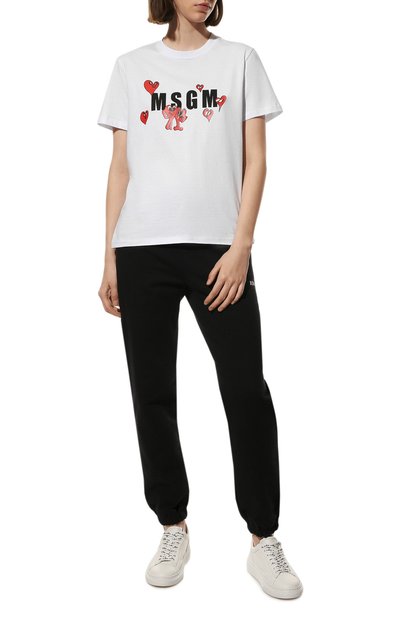 Хлопковая футболка MSGM, арт. 3241MDM172 227298, фото 2