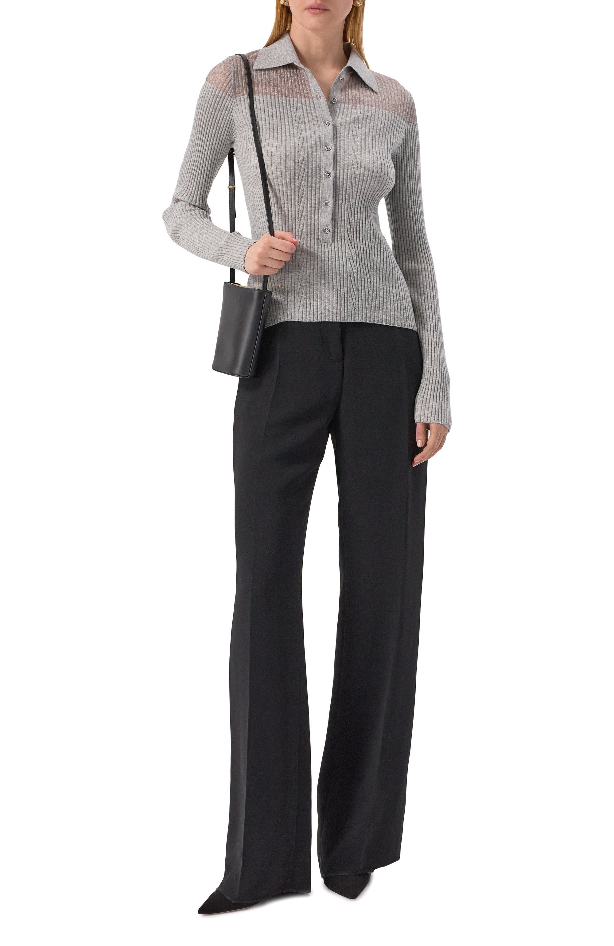 Поло из шерсти и кашемира PINKO, арт. 105016/A2E7, фото 2