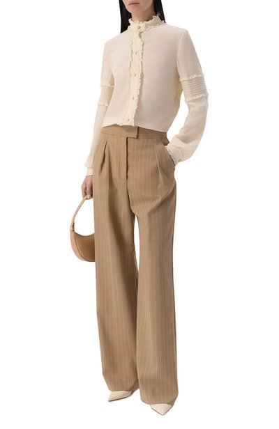 Женские шерстяные брюки VALENTINO, арт. 9B3RB766/A9C