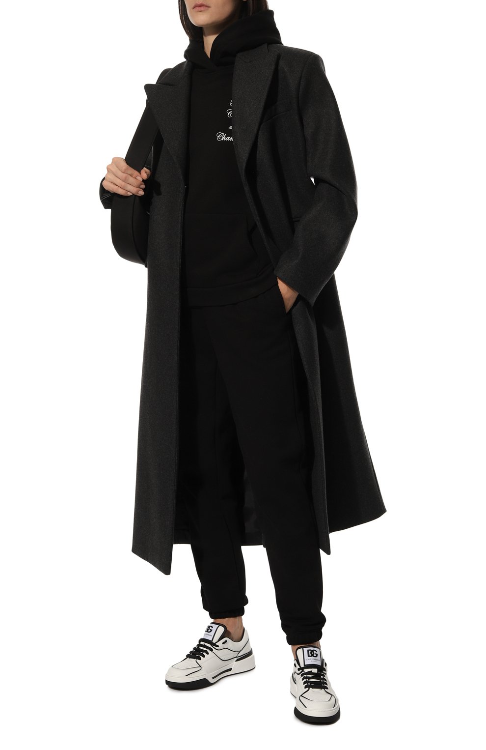 Хлопковый костюм SEVEN LAB черного цвета по цене 20580 руб., арт. HPW-RCC black, фото 1 Хлопковый костюм SEVEN LAB, арт. HPW-RCC black, фото 1