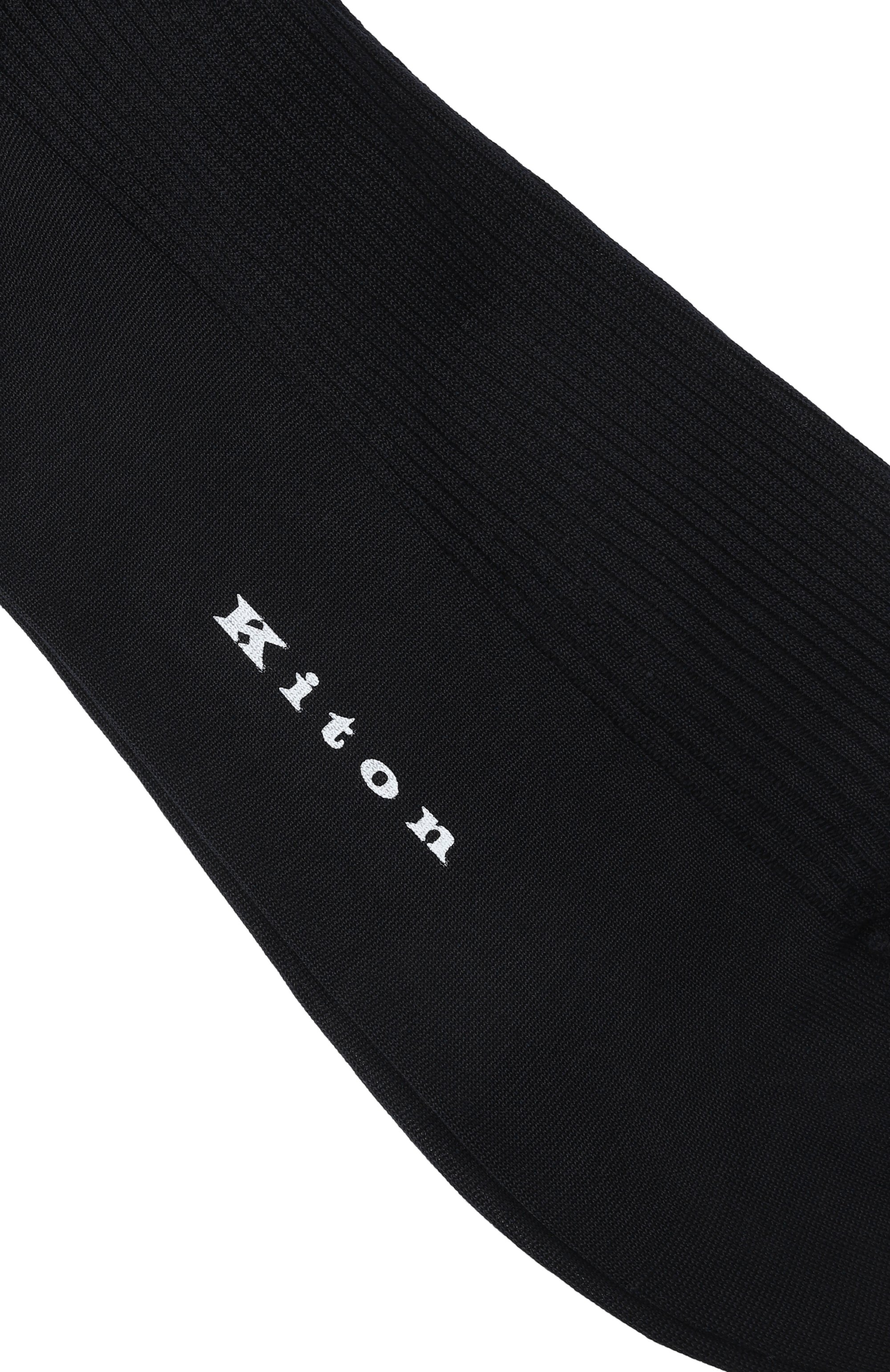 Хлопковые носки KITON темно-синего цвета по цене 12250 руб., арт. UCALZ26K0762H, фото 2 Хлопковые носки KITON, арт. UCALZ26K0762H, фото 2