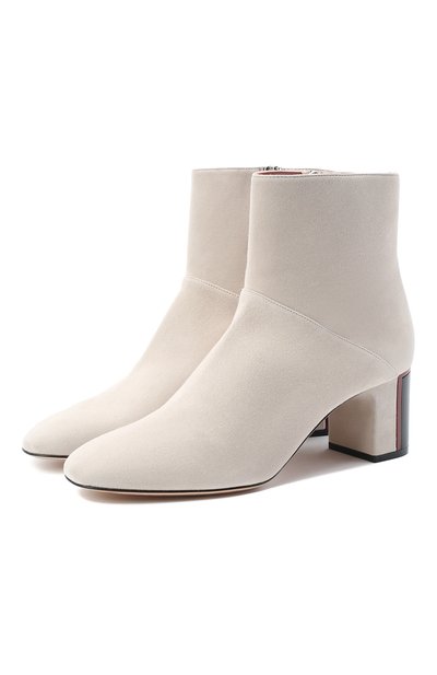 Замшевые ботильоны bleecker на устойчивом каблуке LORO PIANA, арт. FAI2511, фото 1