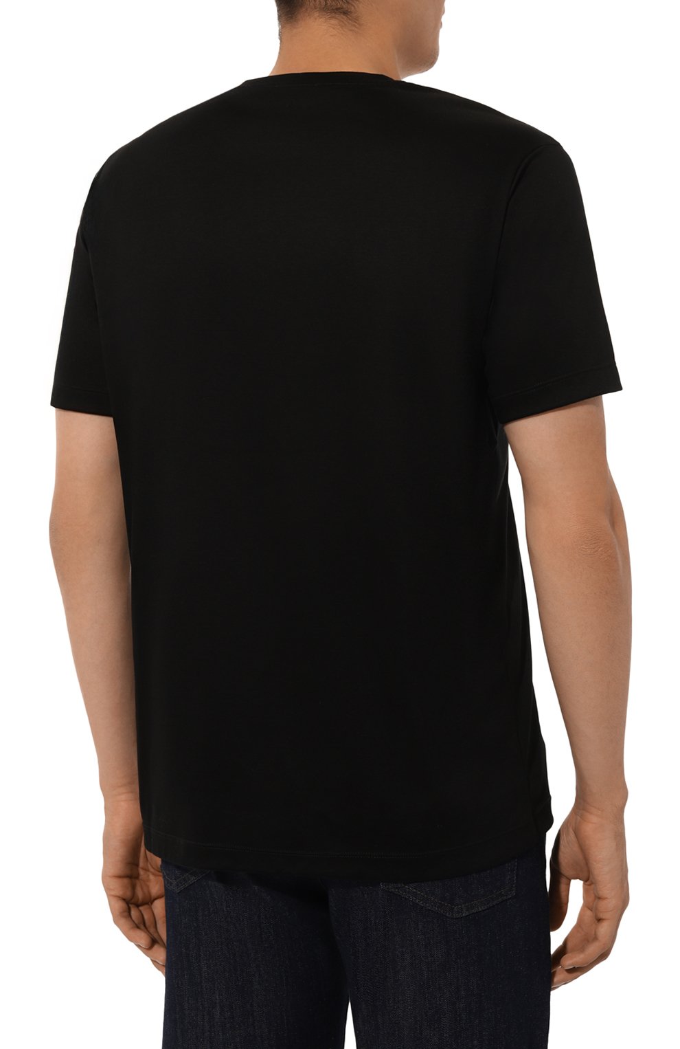 Хлопковая футболка GIORGIO ARMANI, арт. 6LSM90/SJTKZ, фото 4