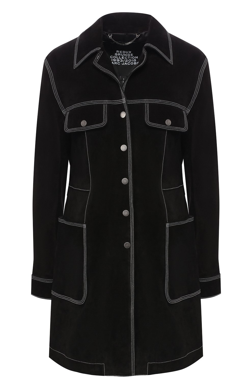 Кожаная куртка MARC JACOBS (THE) черного цвета по цене 99500 руб., арт. M4007777, фото 1 Кожаная куртка MARC JACOBS (THE), арт. M4007777, фото 1