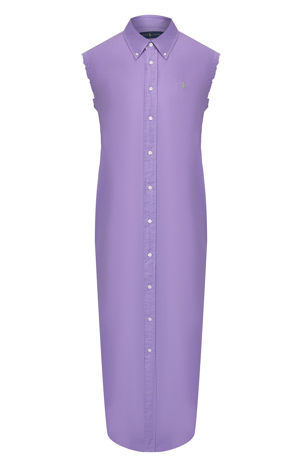 Хлопковое платье POLO RALPH LAUREN фиолетового цвета по цене 15650 руб., арт. 211744848, фото 1 Хлопковое платье POLO RALPH LAUREN, арт. 211744848, фото 1