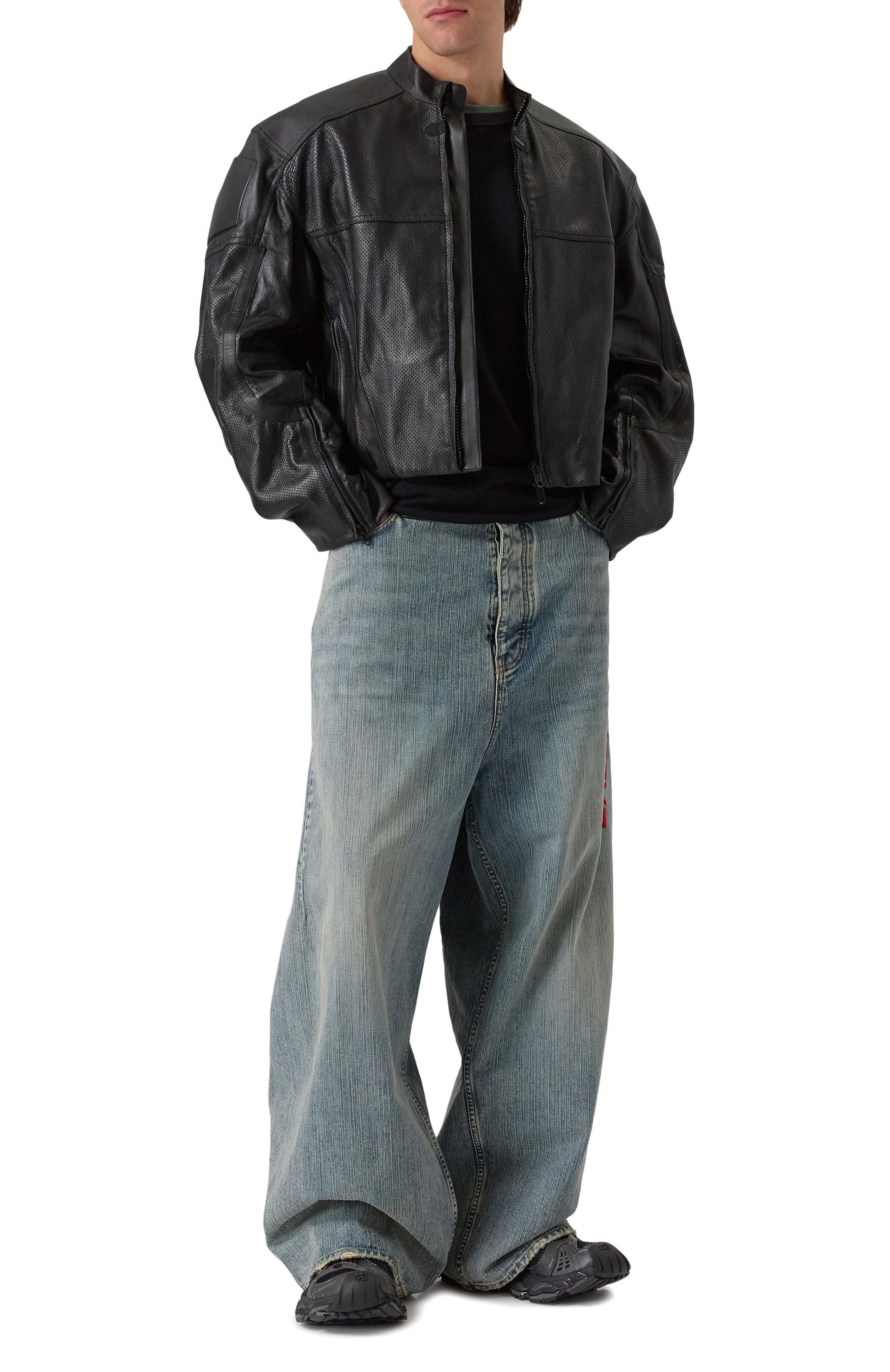 Кожаная куртка BALENCIAGA, арт. 830859/TSS01, фото 2