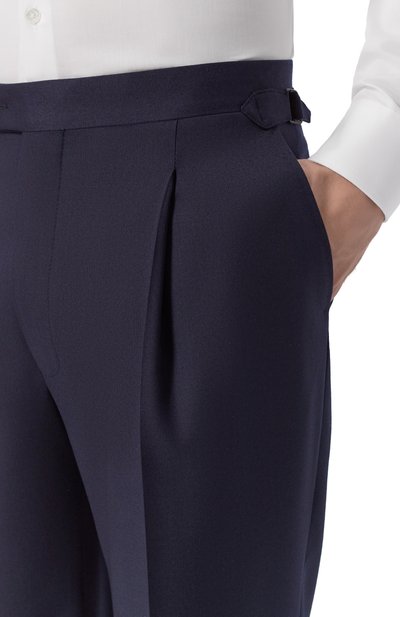Шерстяные брюки CORNELIANI темно-синего цвета по цене 59950 руб., арт. 284L26/2A18111, фото 5 Шерстяные брюки CORNELIANI, арт. 284L26/2A18111, фото 5