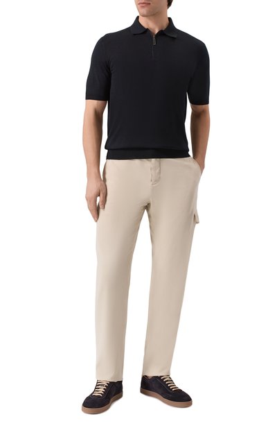 Шелковое поло STEFANO RICCI, арт. K616215P31/F26101, фото 2