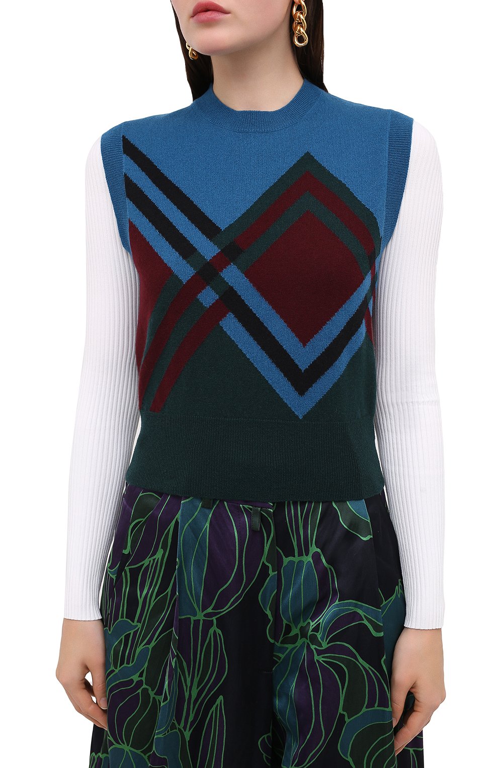 Жилет из кашемира и шерсти DRIES VAN NOTEN, арт. 202-31244-1716, фото 3