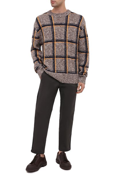 Шерстяной свитер DRIES VAN NOTEN бежевого цвета по цене 72200 руб., арт. 202-21234-1706, фото 2 Шерстяной свитер DRIES VAN NOTEN, арт. 202-21234-1706, фото 2