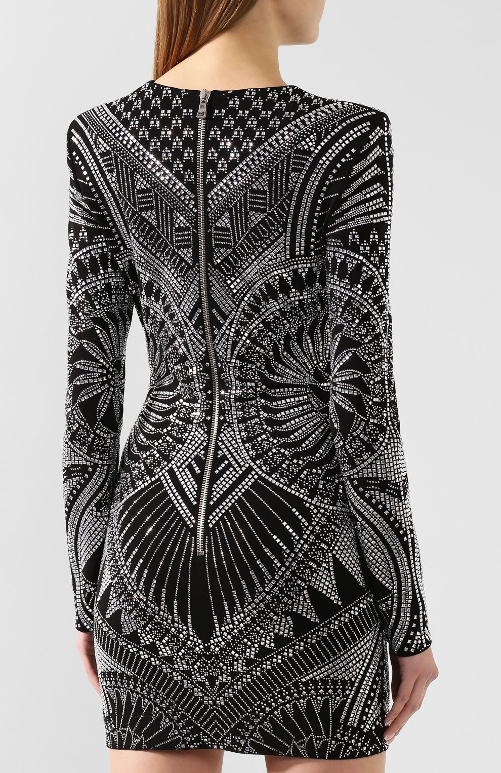 Платье BALMAIN черного цвета по цене 358000 руб., арт. TF16202/J028, фото 4 Платье BALMAIN, арт. TF16202/J028, фото 4