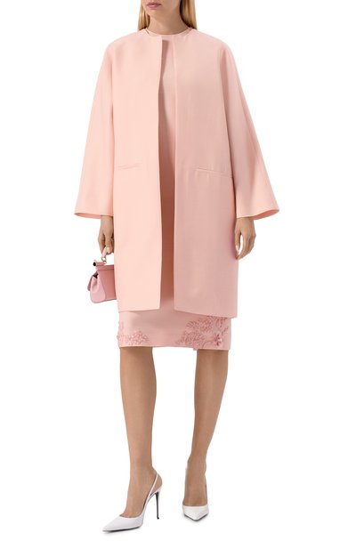 Женское пальто из шерсти и шелка MVST, арт. M26.2PW.C007/F091