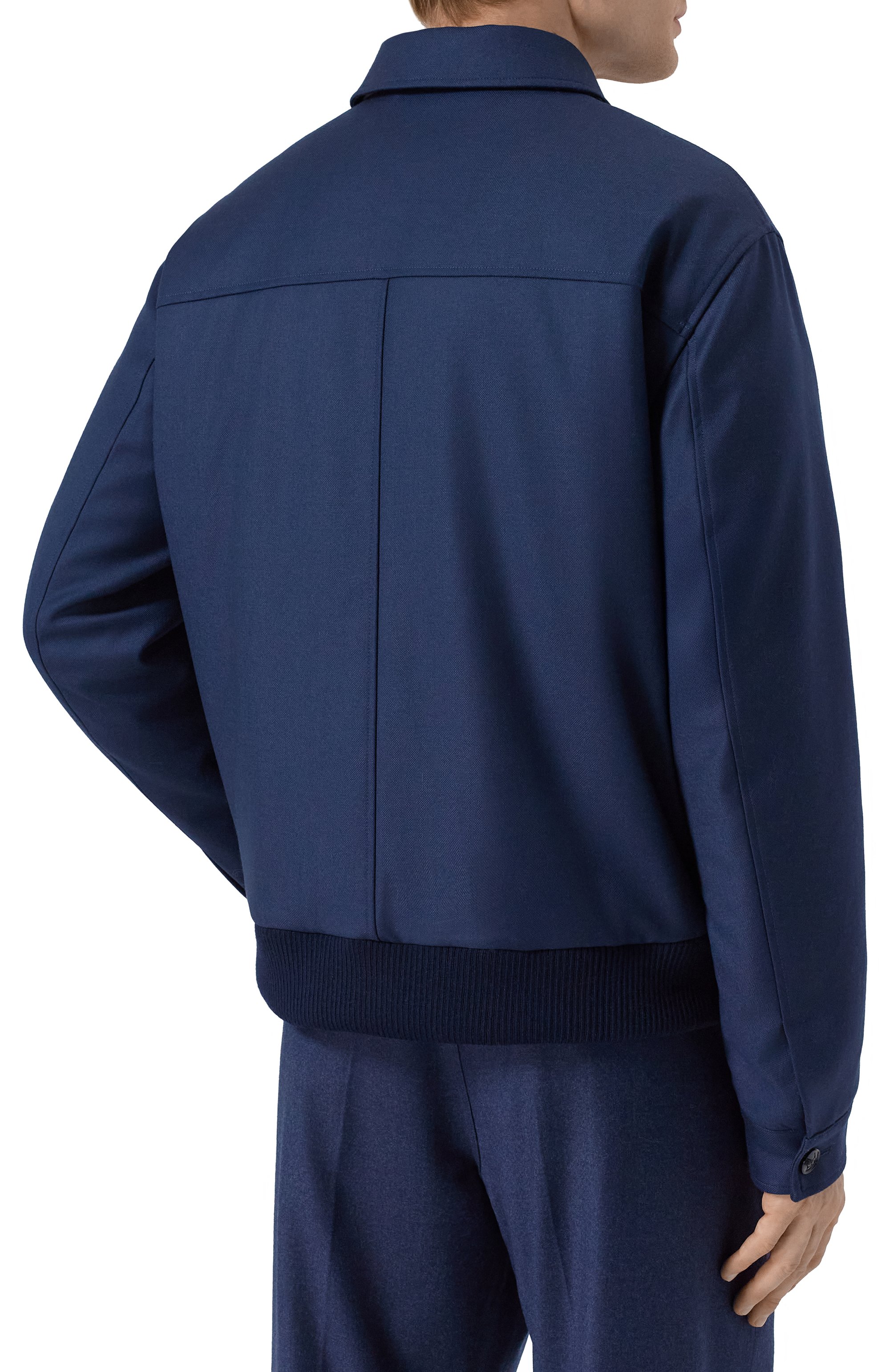 Бомбер из шерсти и кашемира KITON, арт. UW2233V0426H02, фото 4