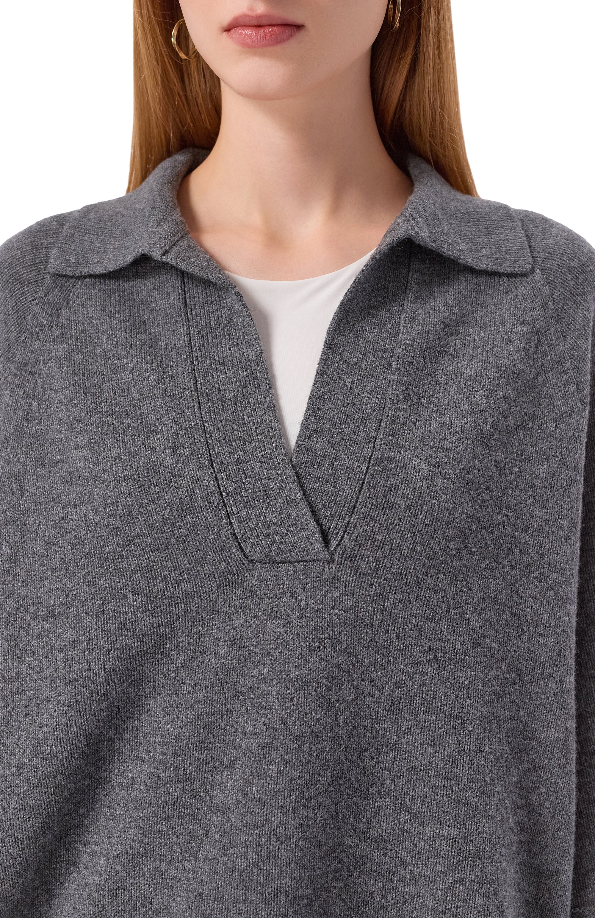 Поло из шерсти и кашемира EMPORIO ARMANI, арт. EW003197/AF20114, фото 5