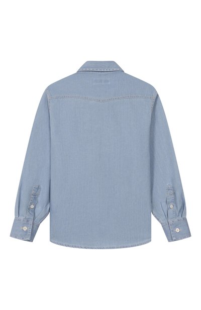 Джинсовая рубашка BRUNELLO CUCINELLI, арт. BR683C360B, фото 2