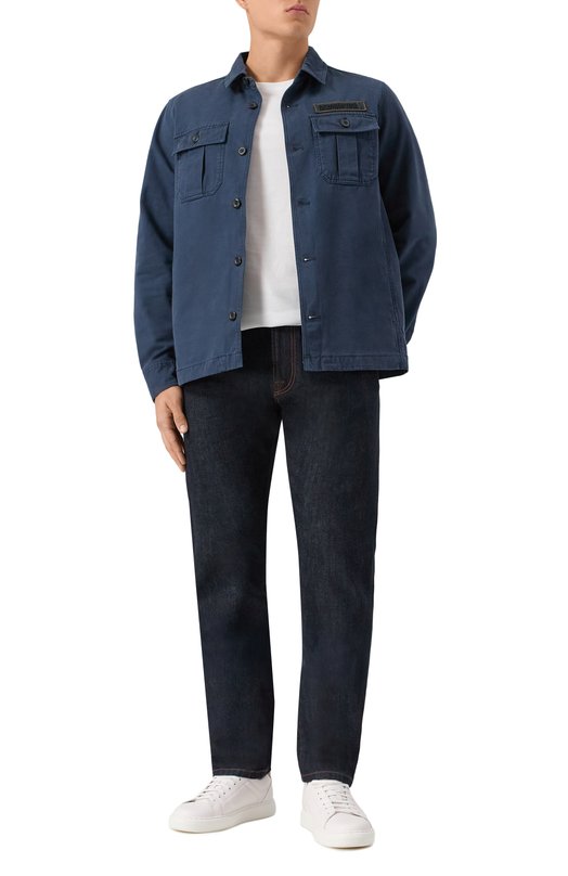 Хлопковая футболка Aeronautica Militare TS1580UJ00372 Белый  TS1580UJ00372 Фото 2