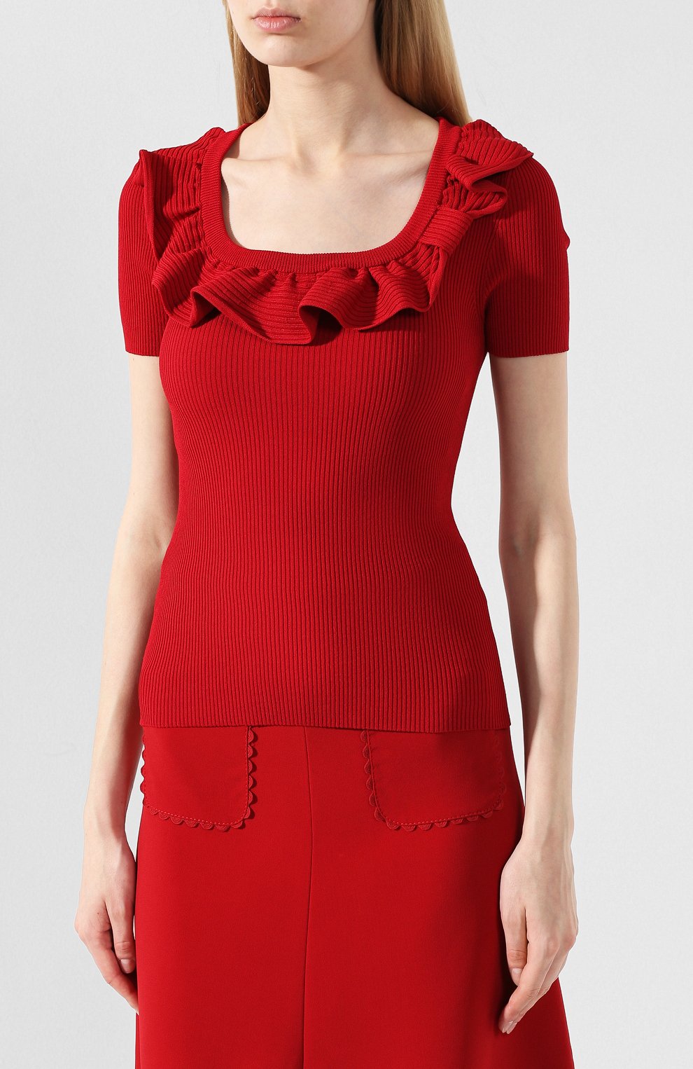 Топ из вискозы REDVALENTINO, арт. SR3KCB48/4G5, фото 3