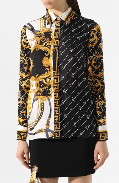 Шелковая рубашка VERSACE, арт. A82662/A233248, фото 3