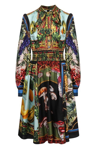 Женское шелковое платье DOLCE & GABBANA, арт. F6J8ST/GDV90