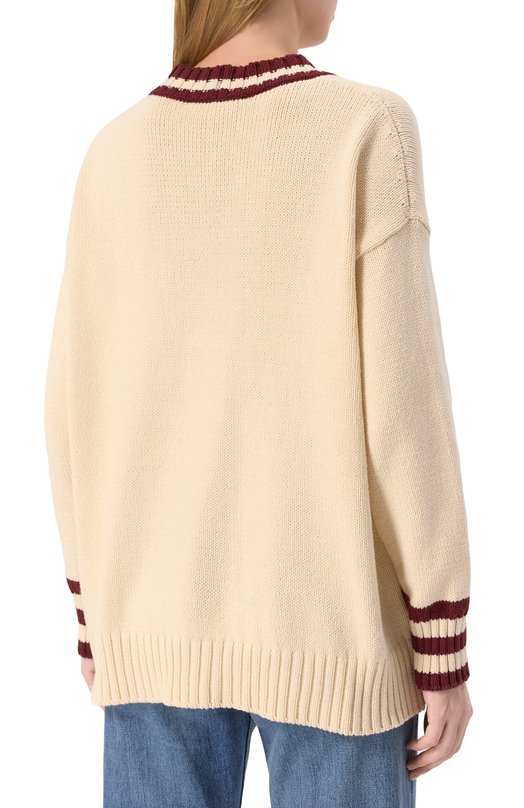 Кардиган Weekend Max Mara VIC0L0 Кремовый  VIC0L0 Фото 4